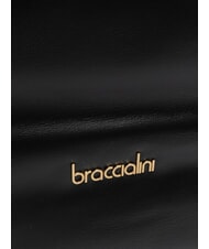 BRACCIALINI NORA Bolso hobo de cuero negro - Bolsos Mujer - 3