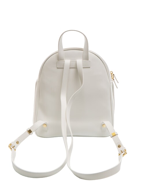 NAOMI Mochila redonda de cuero blanco - Bolsos Mujer