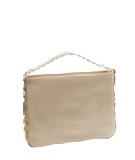 BRACCIALINI NORA Bolso hobo de cuero beige - Bolsos Mujer - 2