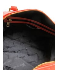 BRACCIALINI NAOMI Bolso ba&uacute;l de cuero trenzado rojo - Bolsos Mujer - 6