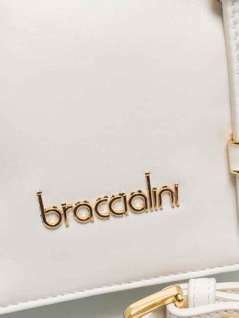 GRETA Bolso pequeño de piel blanco - Bolsos Mujer