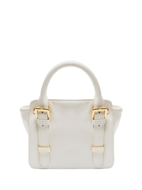 GRETA Bolso pequeño de piel blanco - Bolsos Mujer