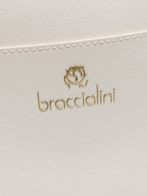 STONES Bolso ba&uacute;l con piedras de colores blanco - Bolsos Mujer