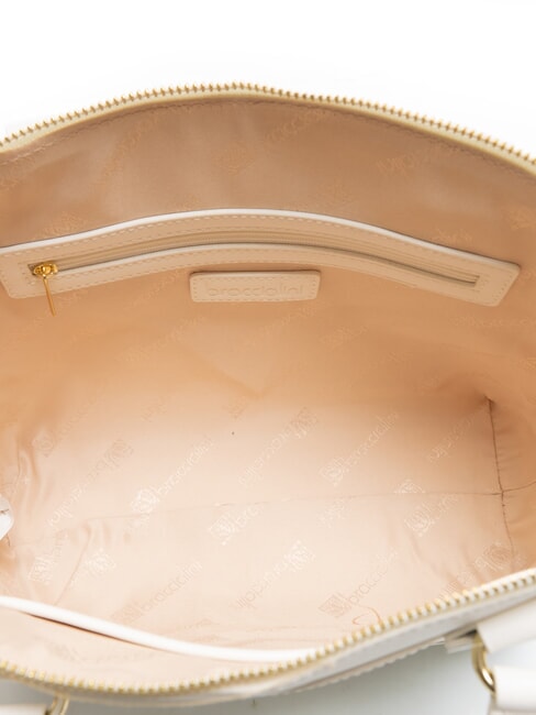 STONES Bolso ba&uacute;l con piedras de colores blanco - Bolsos Mujer