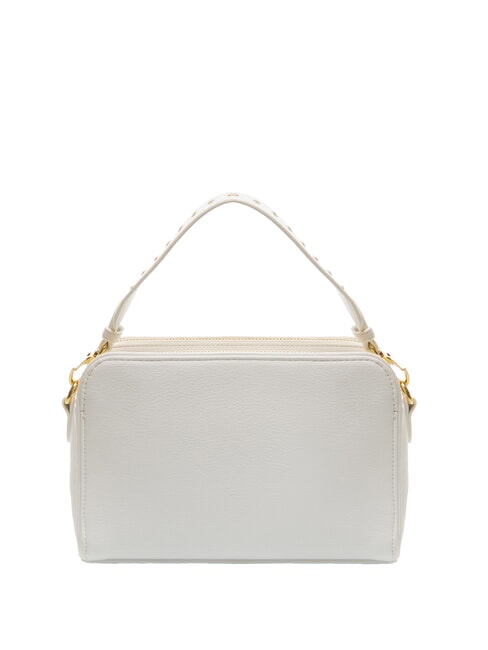GISELLE Bolso de hombro con logo y tachuelas blanco - Bolsos Mujer