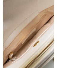 BRACCIALINI GISELLE Bolso de hombro con logo y tachuelas blanco - Bolsos Mujer - 6