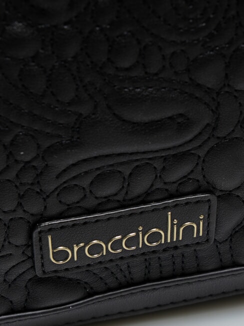 GINGER Bolso de hombro con solapa negro - Bolsos Mujer