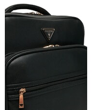 GUESS NOROM Mochila grande con estampado saffiano NEGRO - Bolsos Mujer - 4