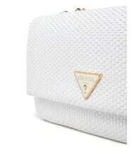 GUESS PHAEDRA Bolso de hombro tejido blanco - Bolsos Mujer - 3