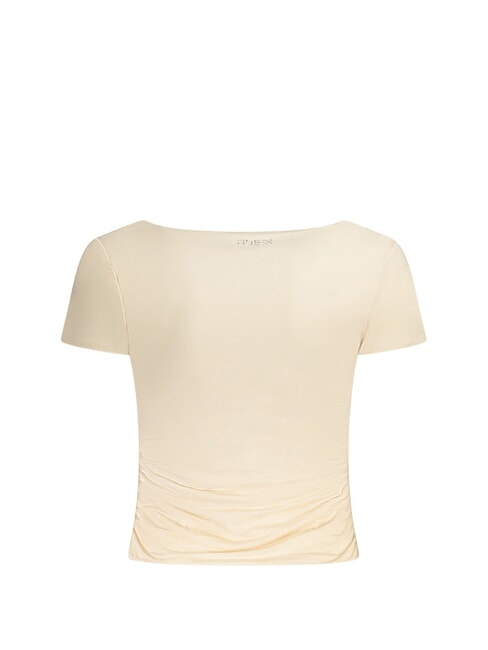 CHARLOTTE  Camiseta de corte bajo leonado - camiseta