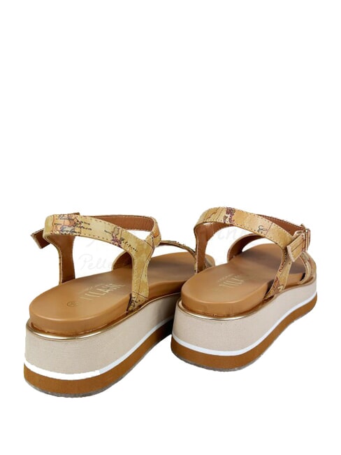 GEO  Sandalias de cuña NATURAL - Zapatos Mujer