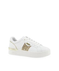 LIUJO SILVIA 906 Zapatillas con banda de purpurina blanco brillante/dorado - Zapatos Mujer - 2