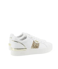LIUJO SILVIA 906 Zapatillas con banda de purpurina blanco brillante/dorado - Zapatos Mujer - 4