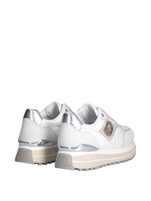 MAXI WONDER 73 Zapatillas con inserciones florales blanquecino - Zapatos Mujer