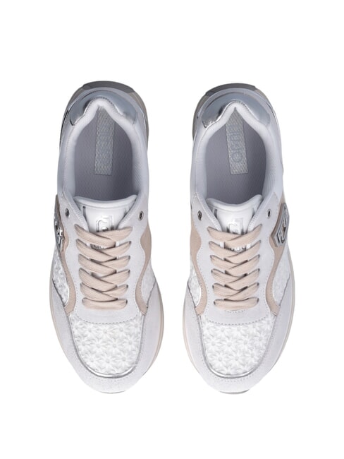 MAXI WONDER 73 Zapatillas con inserciones florales blanquecino - Zapatos Mujer