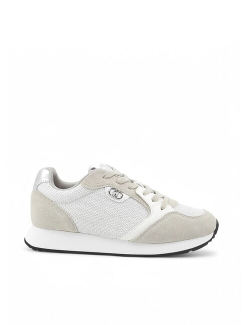 VIBE 03 Zapatillas de running de piel y tela arena/blanco - Zapatos Mujer