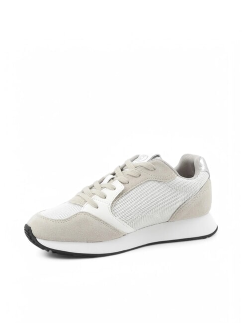 VIBE 03 Zapatillas de running de piel y tela arena/blanco - Zapatos Mujer
