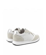 LIUJO VIBE 03 Zapatillas de running de piel y tela arena/blanco - Zapatos Mujer - 4