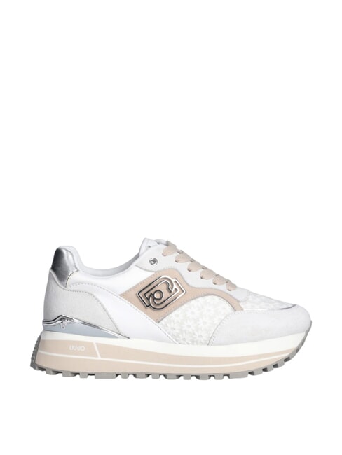 MAXI WONDER 73 Zapatillas con inserciones florales blanquecino - Zapatos Mujer