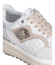 LIUJO MAXI WONDER 73 Zapatillas con inserciones florales blanquecino - Zapatos Mujer - 5