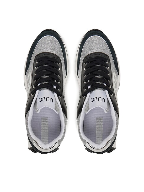 LOLO 17 Zapatillas con purpurina lurex negro roto - Zapatos Mujer