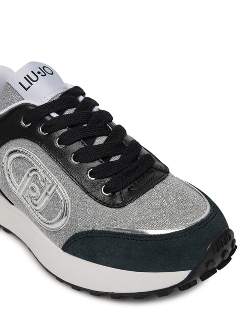 LOLO 17 Zapatillas con purpurina lurex negro roto - Zapatos Mujer