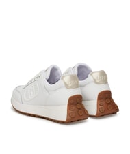 LIUJO LOLO 17 Zapatillas de piel con logo de perla blanco - Zapatos Mujer - 5