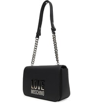 LOVE MOSCHINO LETTERING BICOLOR Bolso de hombro po00bx - Bolsos Mujer - 3