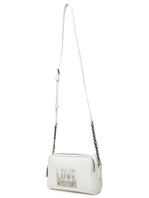 BIG LETTERING Mini bolso de hombro blanco - Bolsos Mujer