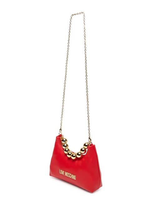 CHAIN Mini bolso de mano, con bandolera ROJO - Bolsos Mujer