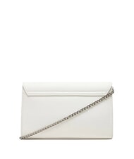 LOVE MOSCHINO CHAIN Lettering Bolso de hombro blanco - Bolsos Mujer - 2