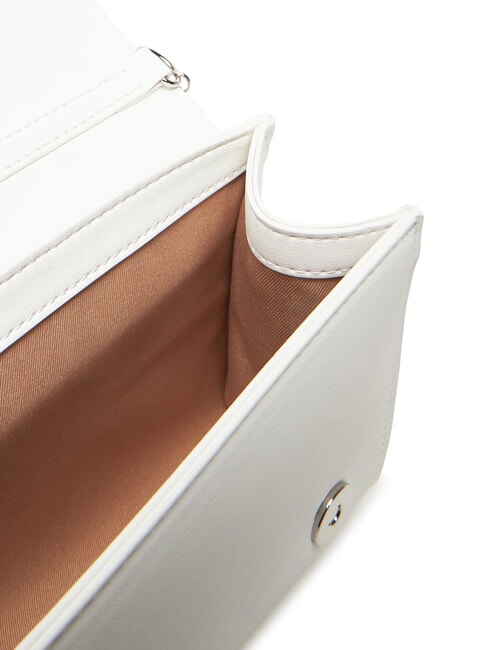 CHAIN Lettering Bolso de hombro blanco - Bolsos Mujer