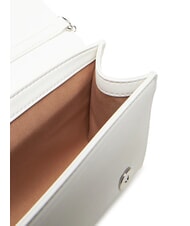 LOVE MOSCHINO CHAIN Lettering Bolso de hombro blanco - Bolsos Mujer - 4