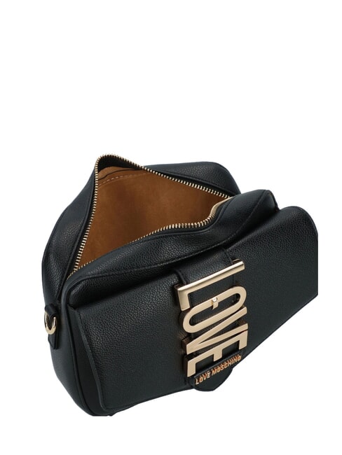 VERTICAL LOGO Mini bolso de hombro negro - Bolsos Mujer