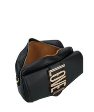 LOVE MOSCHINO VERTICAL LOGO Mini bolso de hombro negro - Bolsos Mujer - 4