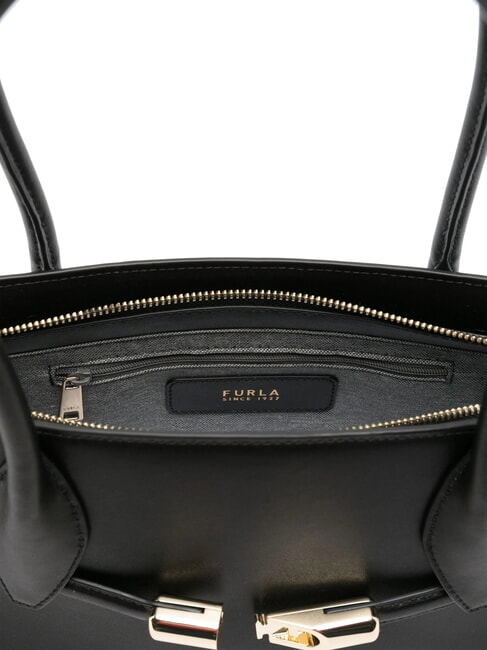 GOCCIA Bolso bandolera pequeño de piel negro - Bolsos Mujer