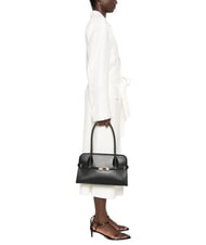 FURLA GOCCIA Bolso bandolera pequeño de piel negro - Bolsos Mujer - 5