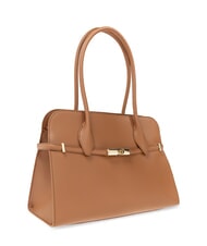 FURLA GOCCIA Bolso de hombro de piel brandy - Bolsos Mujer - 2
