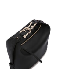 FURLA NUVOLA M Bolso de piel de doble portabilidad negro - Bolsos Mujer - 6