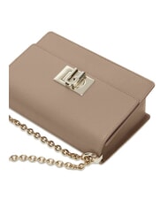 FURLA 1927 1927 Mini bolso de hombro estuco gris - Bolsos Mujer - 3