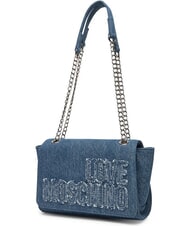 LOVE MOSCHINO DENIM  Bolso de hombro / bandolera azul - Bolsos Mujer - 3