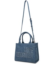 LOVE MOSCHINO DENIM Bolso de mano, con bandolera azul - Bolsos Mujer - 3