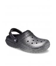 CROCS CLASSIC GLITTER LINED CLOG Zueco acolchado - Zapatos Mujer