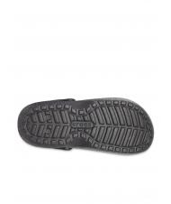 CROCS CLASSIC GLITTER LINED CLOG Zueco acolchado negro/plata - Zapatos Mujer - 7