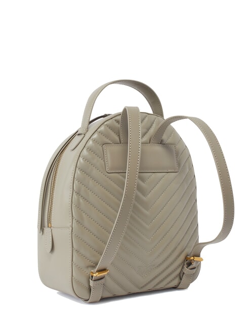 LOVE CLICK CLASSIC Mochila de piel acolchada nogal-oro antiguo - Bolsos Mujer