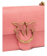 PINKO LOVE ONE MINI  Mini bolso de hombro flor de durazno-oro antiguo - Bolsos Mujer - 3