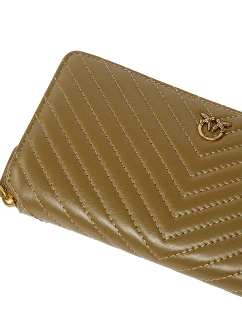 RYDER Billetera de cuero plantacion-oro antiguo - Carteras Mujer