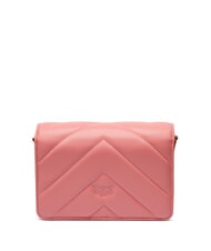 PINKO LOVE CLICK Bolso mini de piel acolchado flor de durazno-oro antiguo - Bolsos Mujer - 3