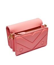 PINKO LOVE CLICK Bolso mini de piel acolchado flor de durazno-oro antiguo - Bolsos Mujer - 6