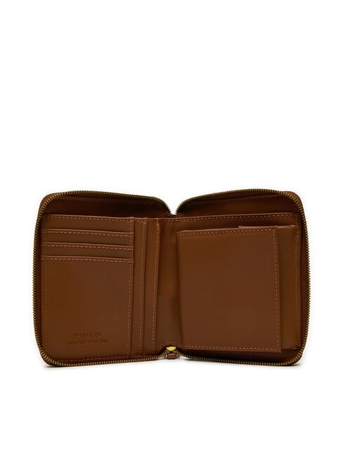 TAYLOR Quilted Cartera con cremallera alrededor cuero-oro antiguo - Carteras Mujer